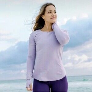 Vitality (Formerly Balance Athletica) The Vista Top in Iris Purple M